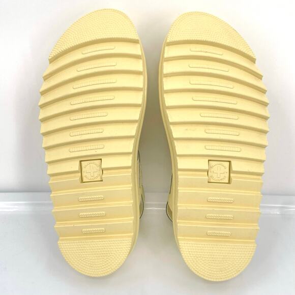 Dr. Martens Voss Mono Sandals Toile Cream Monochrome Pastel Yellow Soft Girl 9 - Picture 8 of 13